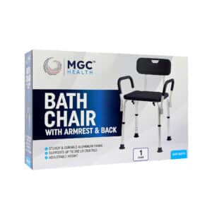 MGC Bath Chair With Armrest and Back
